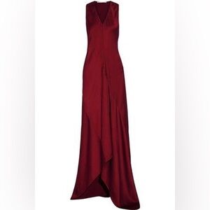 Rosetta Getty Burgundy Dress